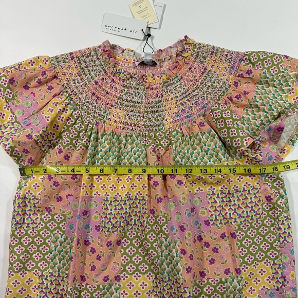 New Current Air Patchwork Flutter Sleeve Top - Picture 7 of 7